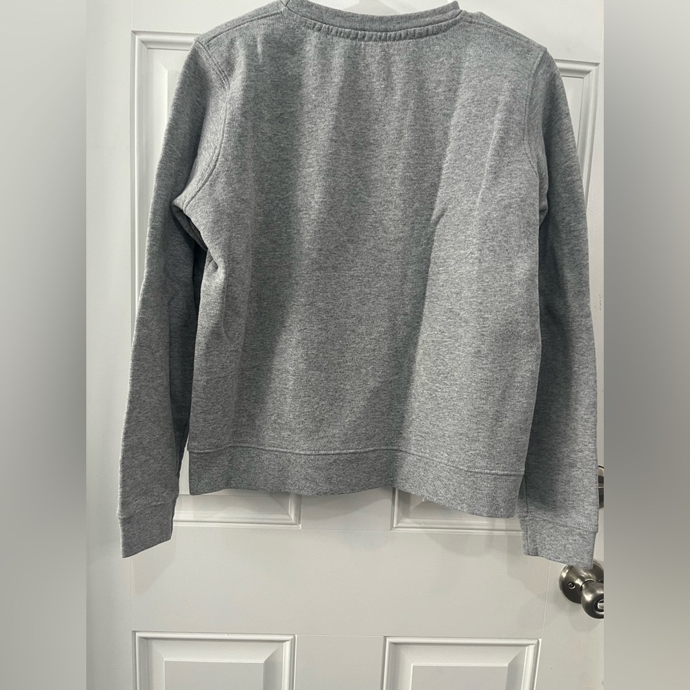 KULE THE RALEIGH PULLOVER LONG SLEEVE CREWNECK SWEATSHIRT TOP - Heather Grey SM - Picture 7 of 8